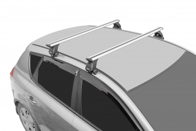 Багажник на крышу LUX BK3 для Hyundai Elantra VII 2020+ Aero-Travel от интернет-магазина AUTOBOKS.kz. 