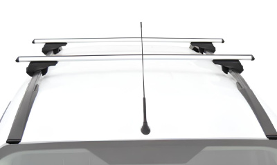 Багажник на крышу Turtle Rise 118 см серебристый на интегрированные и классические рейлинги от интернет-магазина AUTOBOKS.kz. 