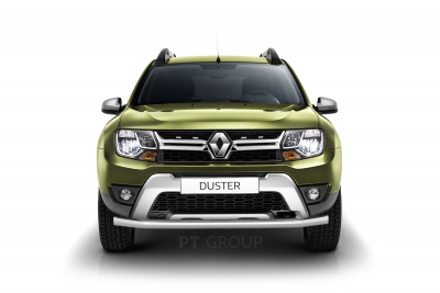 Защита переднего бампера одинарная O63 мм (НПС) на Renault DUSTER с 2012 от Интернет-Магазина Autoboks.kz